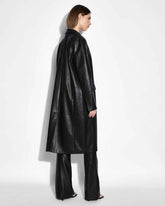 KSUBI Women's Leather Zephyr Duster Jacket at Gravity NYC